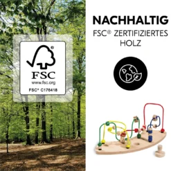 Alpha Play Moving Water Animals Holzaufsatz