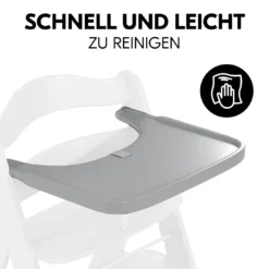 Alpha Wooden Tray Grey
