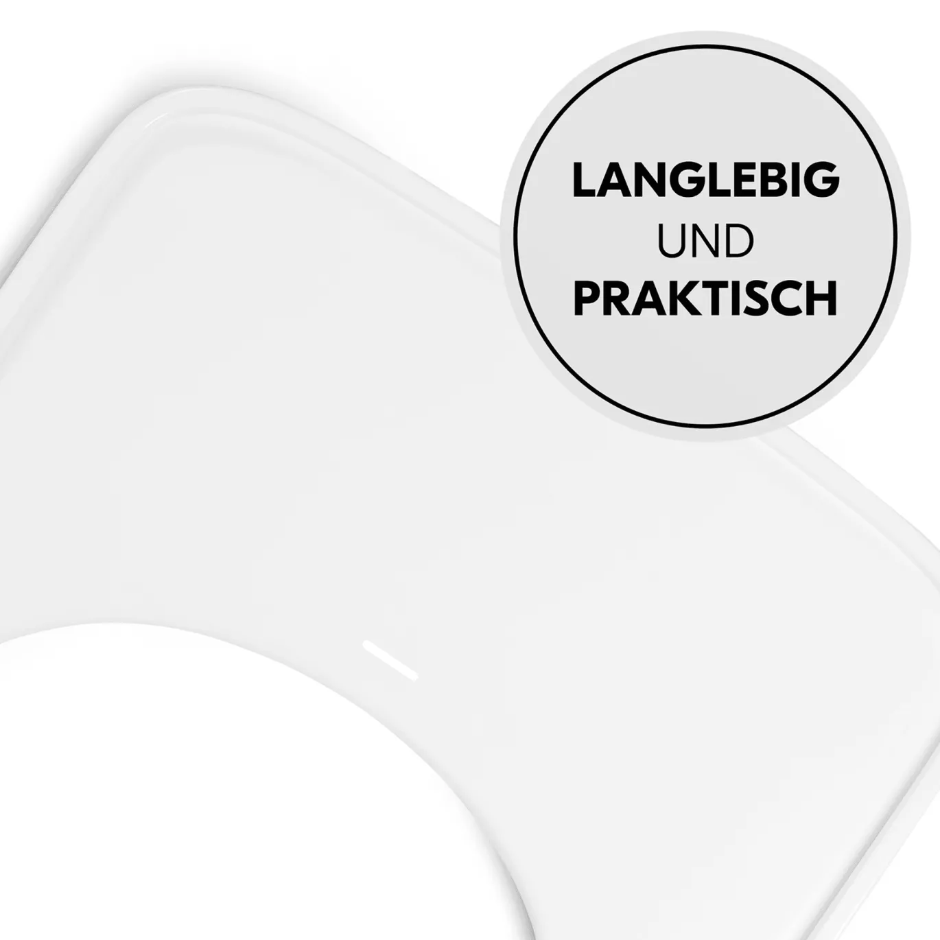 Alpha Wooden Tray White