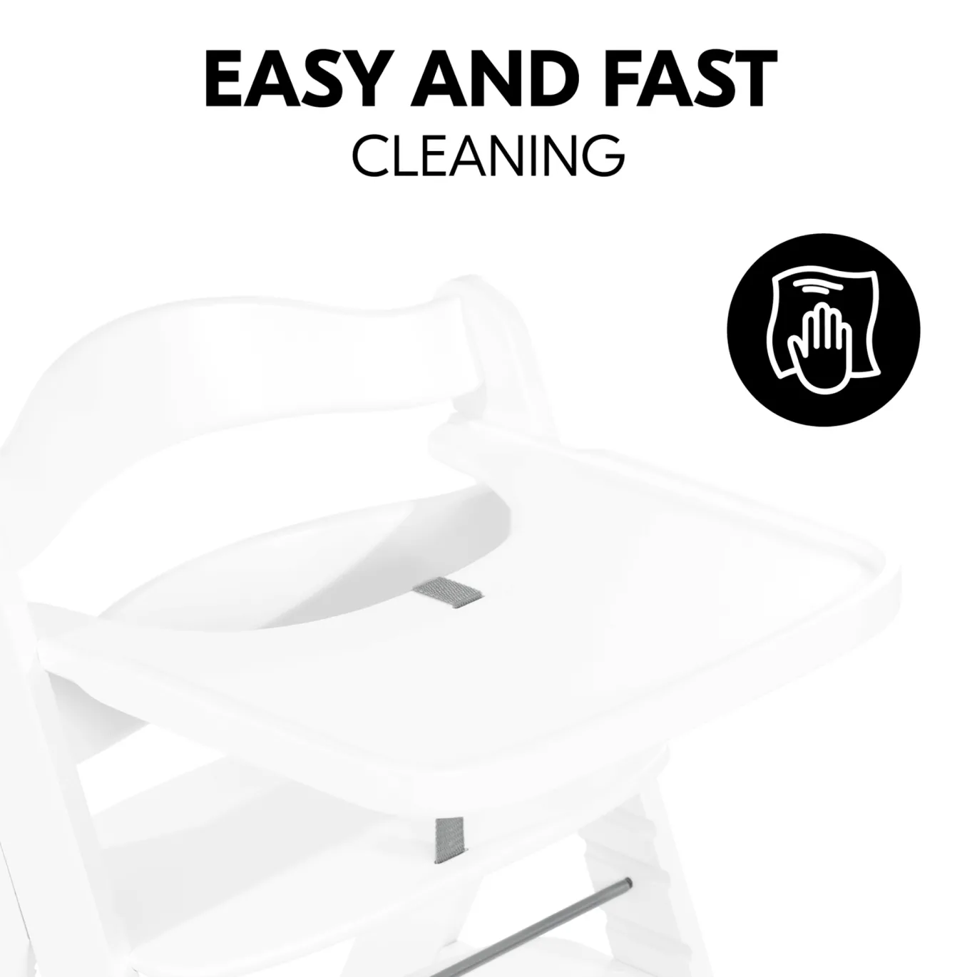 Alpha Wooden Tray White
