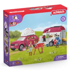 Auto mit Pferdeanhänger
