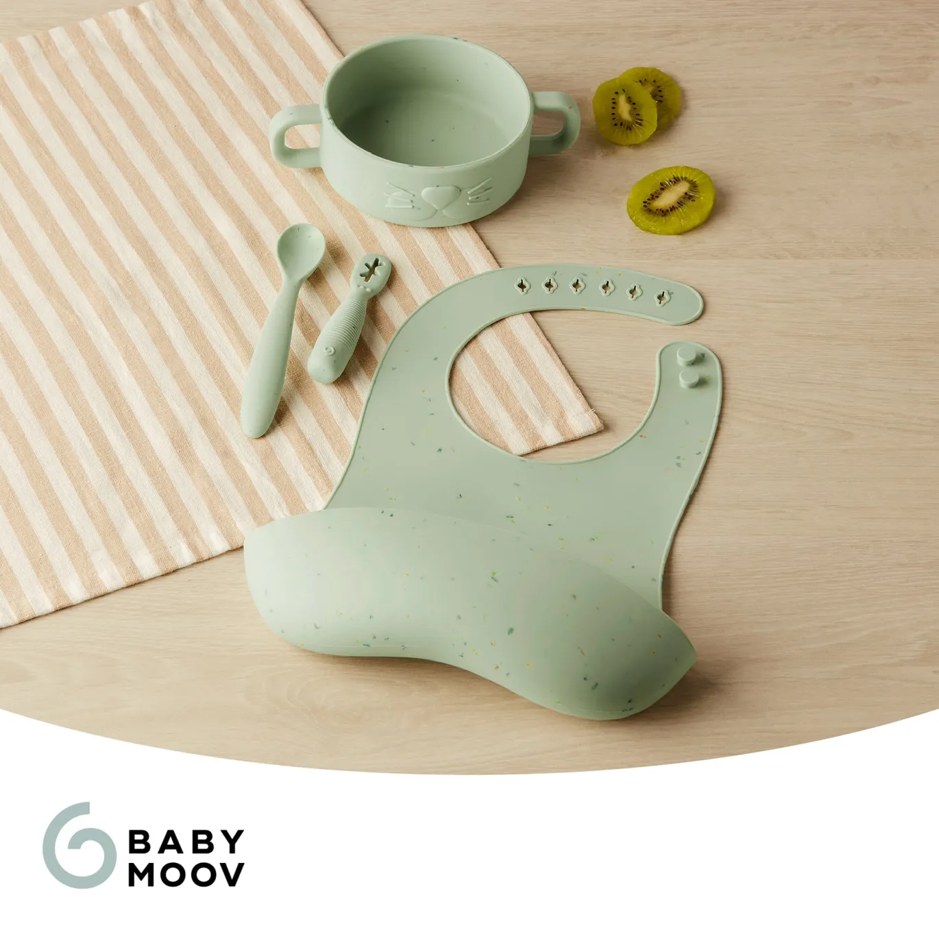 Baby First Meal Silikon Geschirr Set Mini Arty