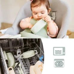 Baby First Meal Silikon Geschirr Set Mini Arty