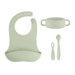 Baby First Meal Silikon Geschirr Set Mini Arty