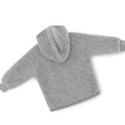 Baby Kapuzenjacke Hellgrau