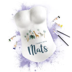 Babybauch-Gipsabdruck-Set