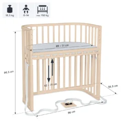 babybay Boxspring Comfort Plus beige lackiert