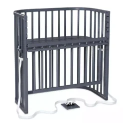 Babybay Boxspring Comfort Plus schiefergrau lackiert