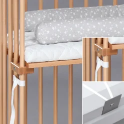 babybay Boxspring XXL natur lackiert