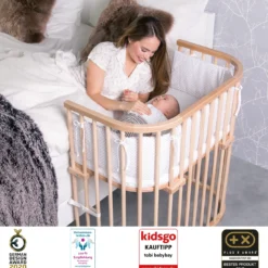 babybay Boxspring XXL natur unbehandelt