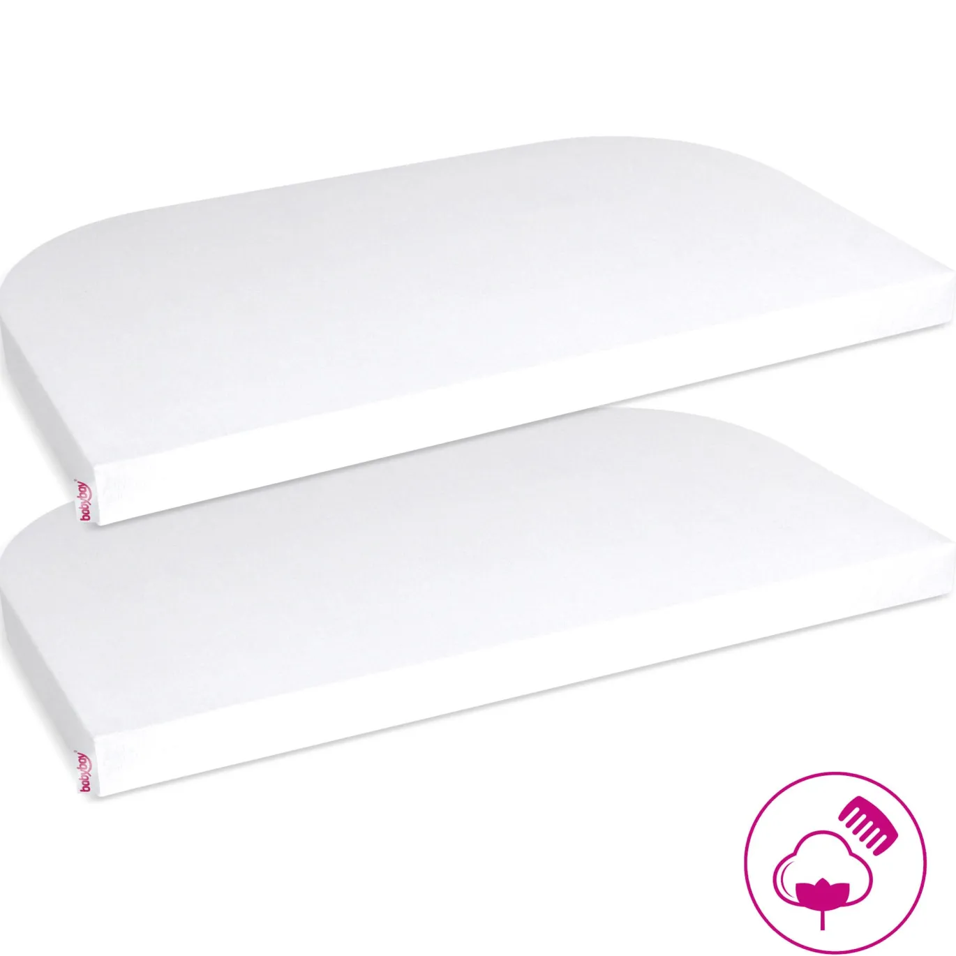 babybay Jersey Comfort Spannbetttücher