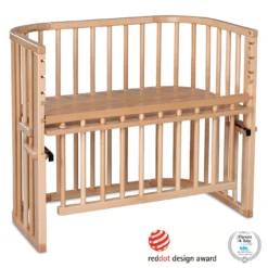 Babybay Maxi Comfort Plus natur lackiert