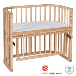 Babybay Maxi Comfort Plus natur lackiert