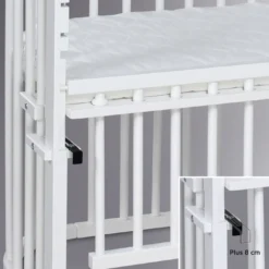 Babybay Maxi Comfort Plus weiß lackiert