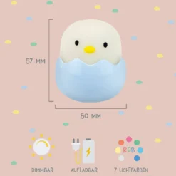 BABY EGGY Nachtlicht Blue