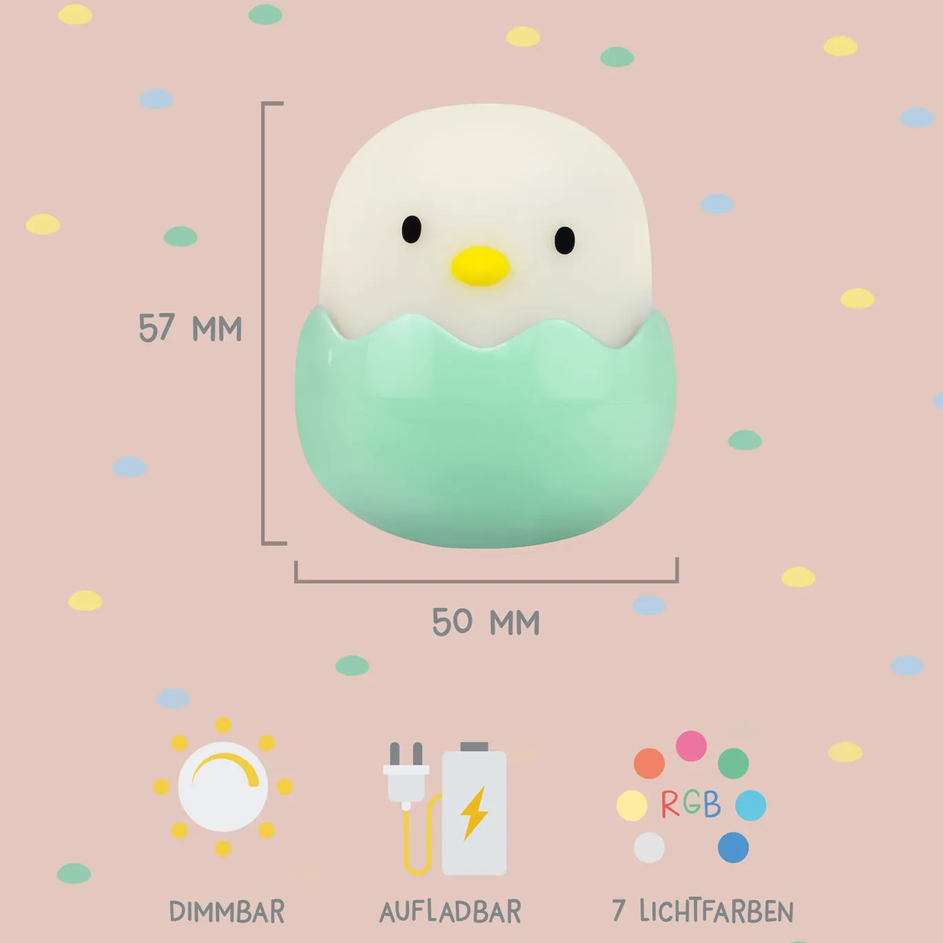 BABY EGGY Nachtlicht Green