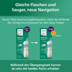 Babyflaschen Glas Natural Response Gr.3 260ml SCY933/02
