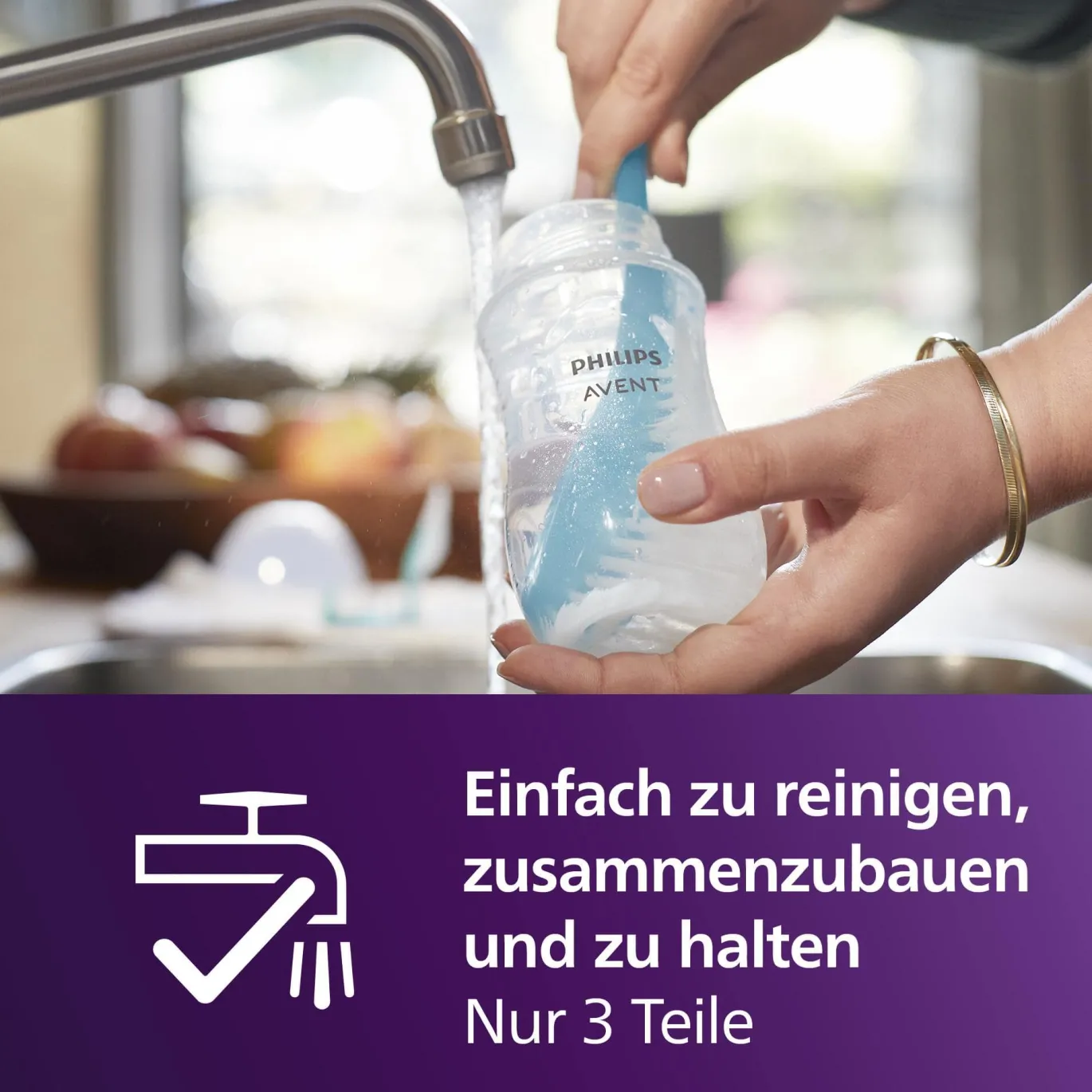 Babyflaschen Natural Response Gr.3 260ml SCY903/02