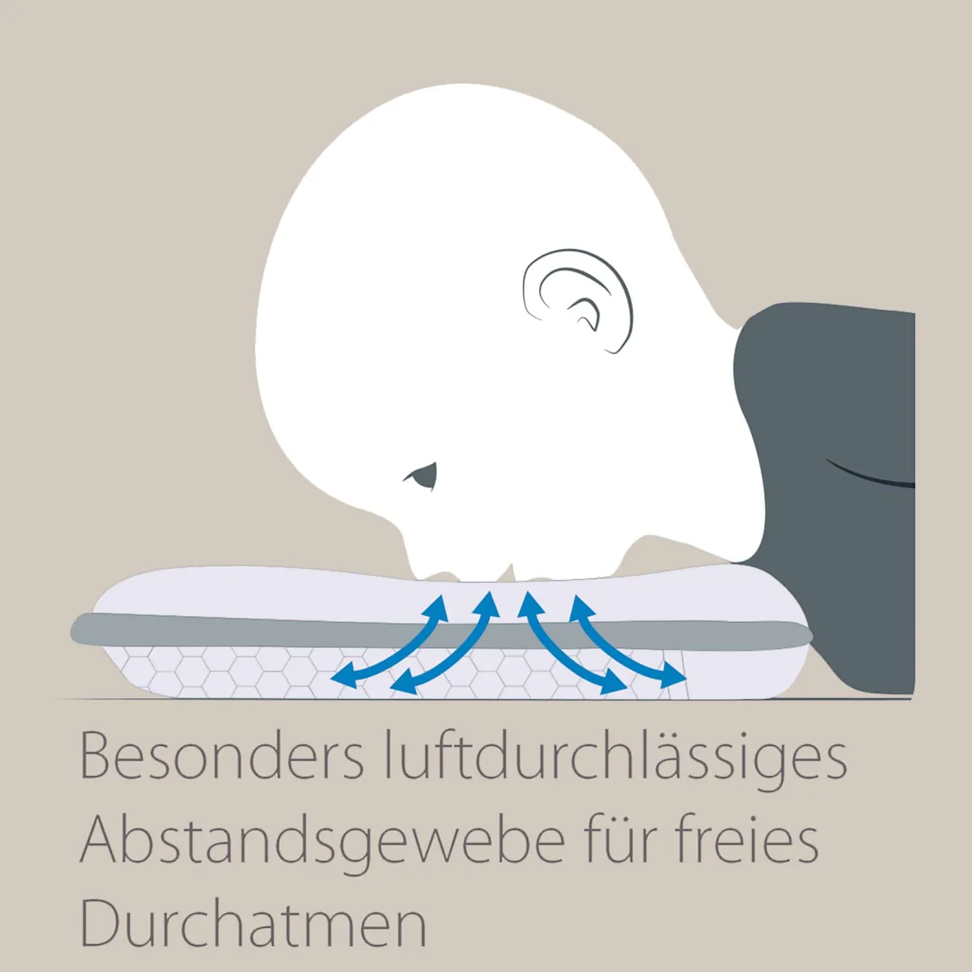 Babykopfkissen Größe 2