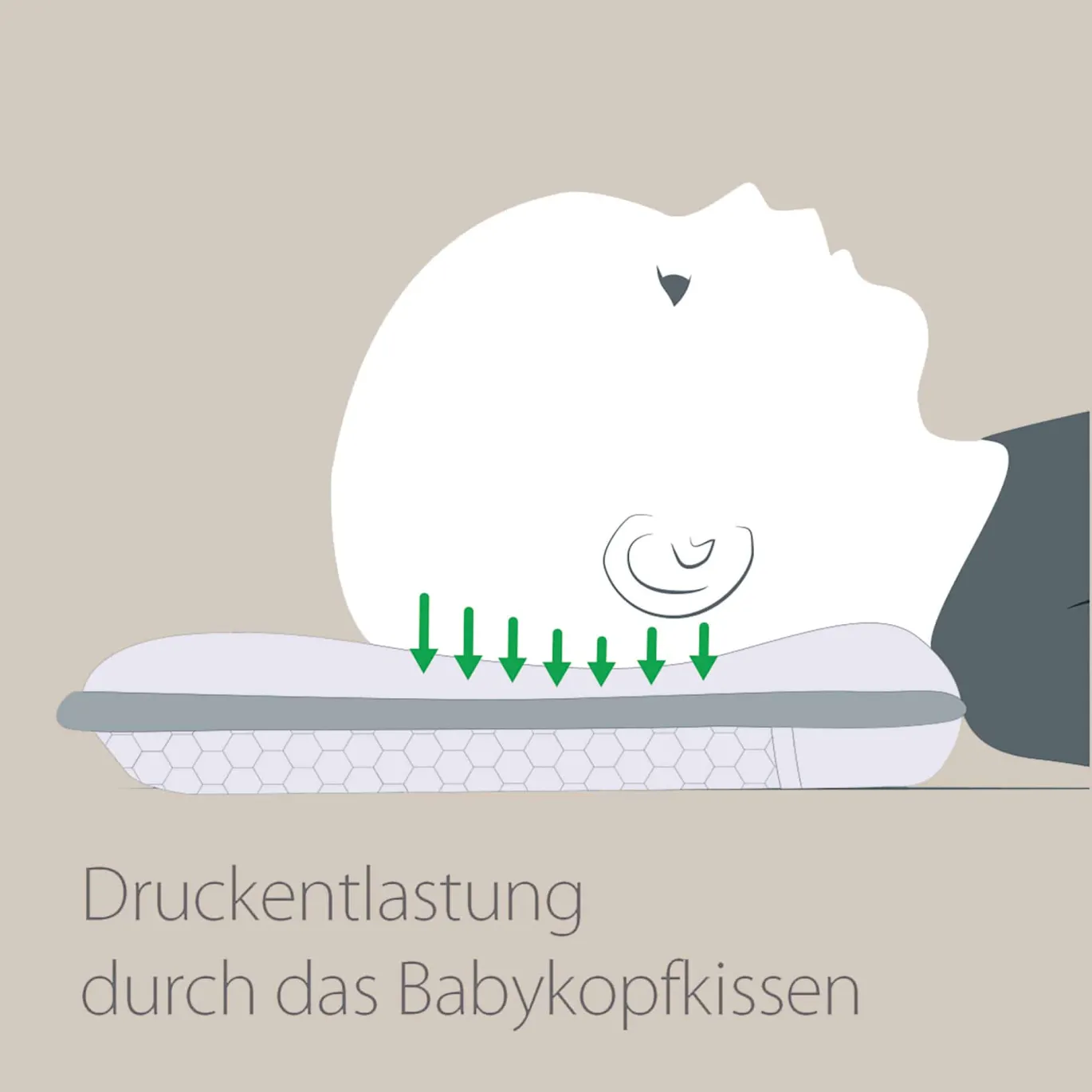 Babykopfkissen Größe 2