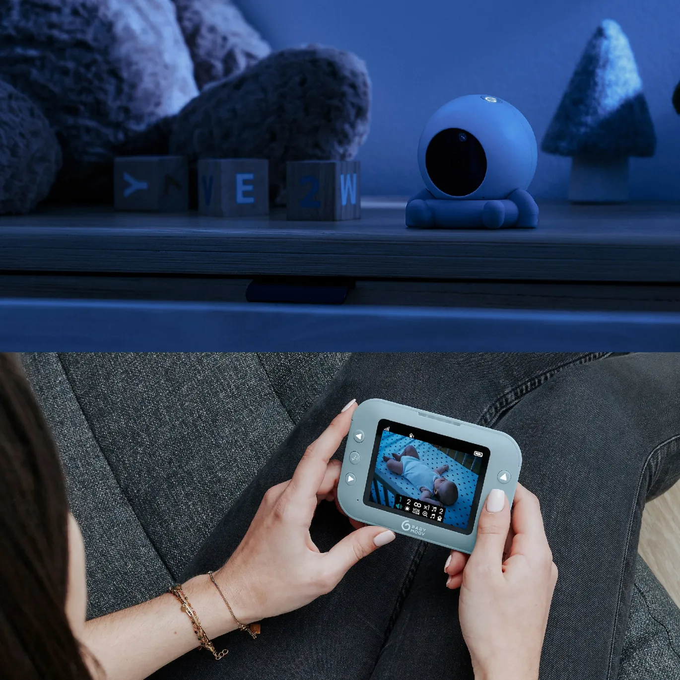 Babyphone mit Kamera YOO ROLL und Zusatzkmaera YOO ROLL