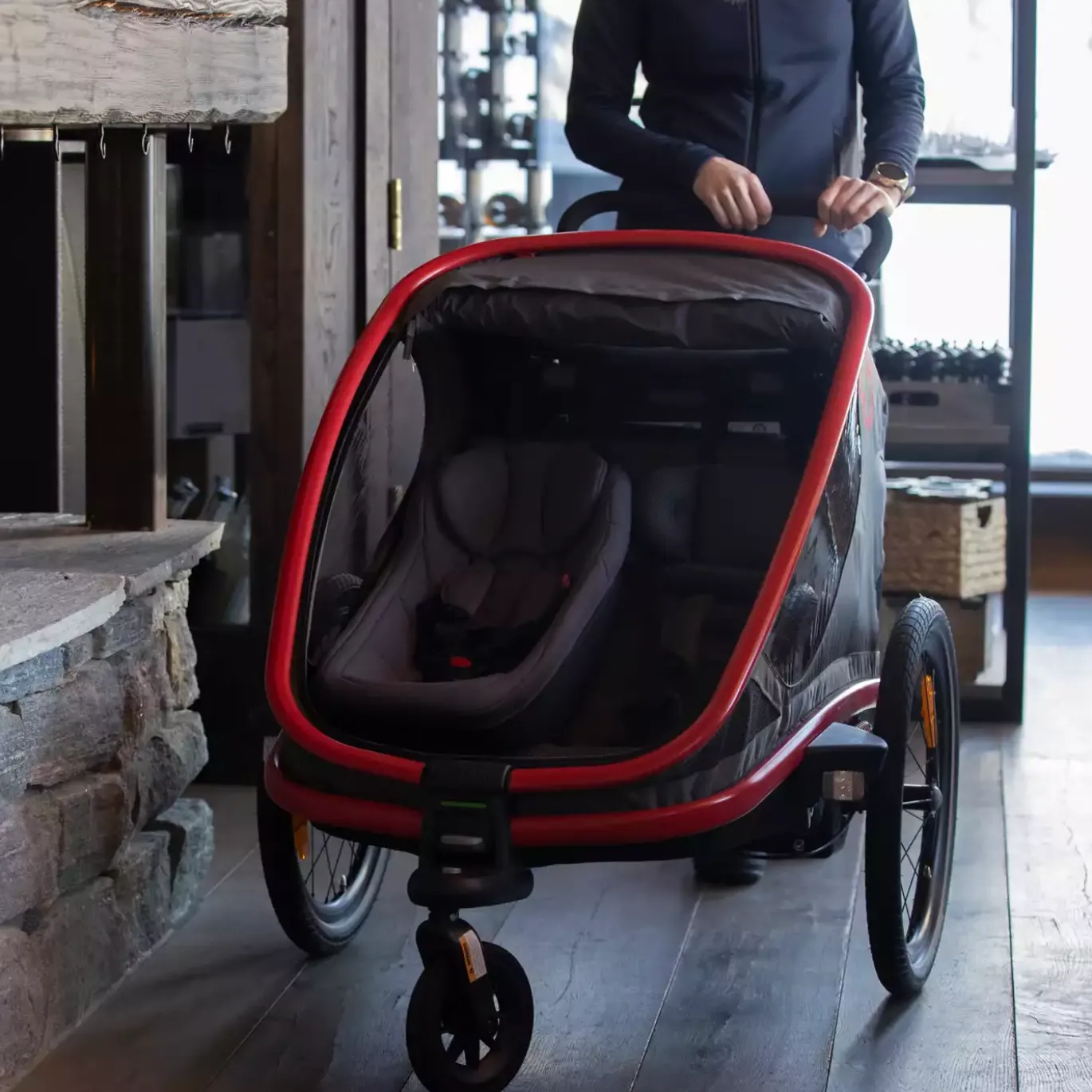 Babyschale für Hamax Fahrradanhänger