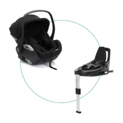 Babyschale Noa mit Base 360 Black