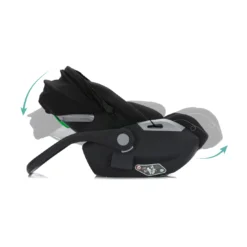 Babyschale Noa mit Base 360 Black