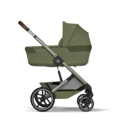 Balios S Lux & faltbare Wanne Moss Green mit Rahmen in Taupe 26
