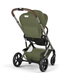 Balios S Lux & faltbare Wanne Moss Green mit Rahmen in Taupe 26
