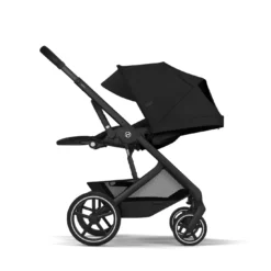 Balios S Lux & faltbare Wanne Moon Black mit Rahmen in Black 26