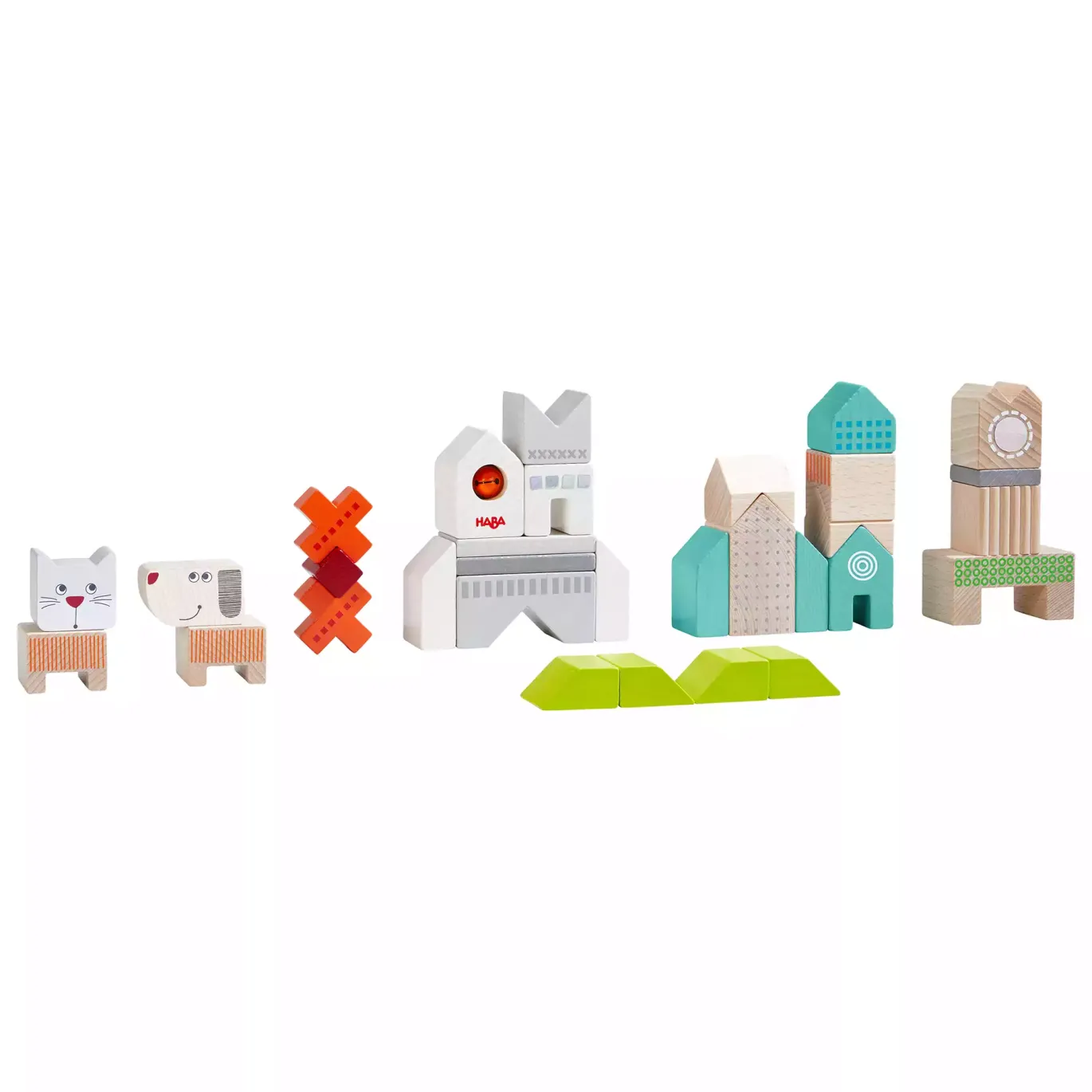 Bausteine Hund und Katze