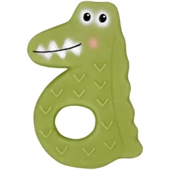 Beißring aus Naturkautschuk Krokodil