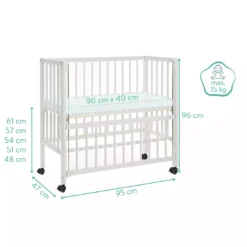 Beistellbett Cocon weiß