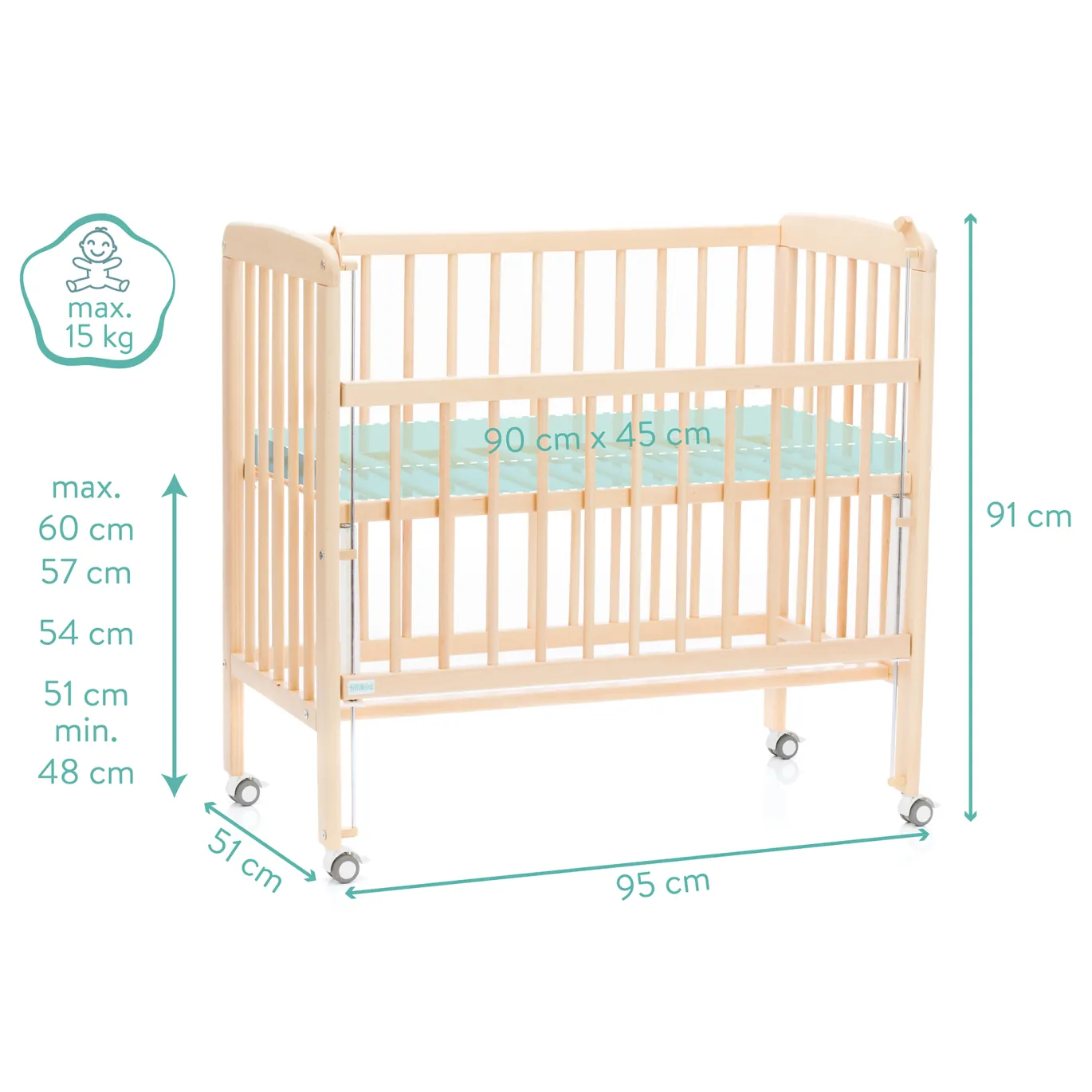 Beistellbett Nino