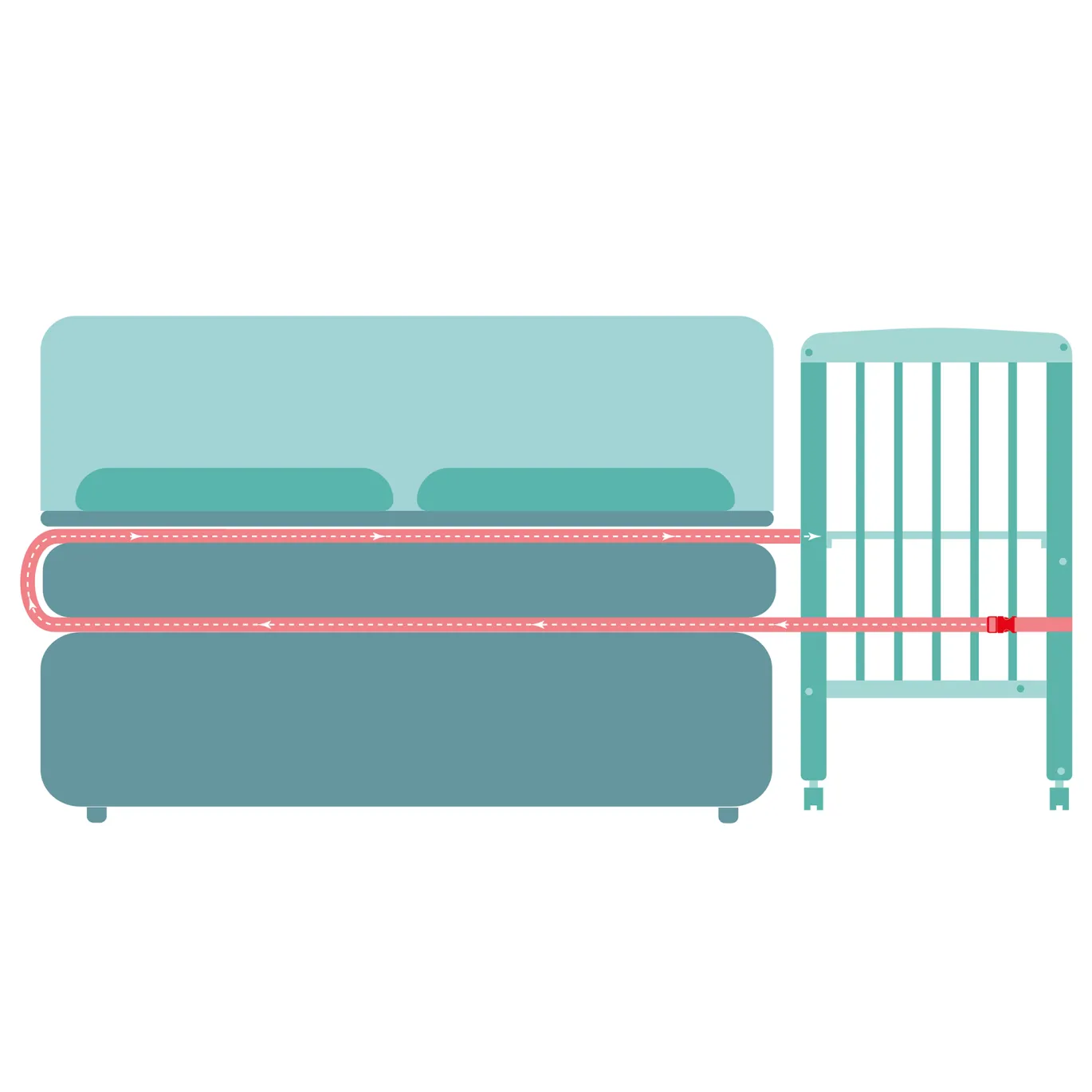 Beistellbett Nino