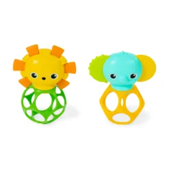 Beiß- und Greifling-Set Löwe und Elefant