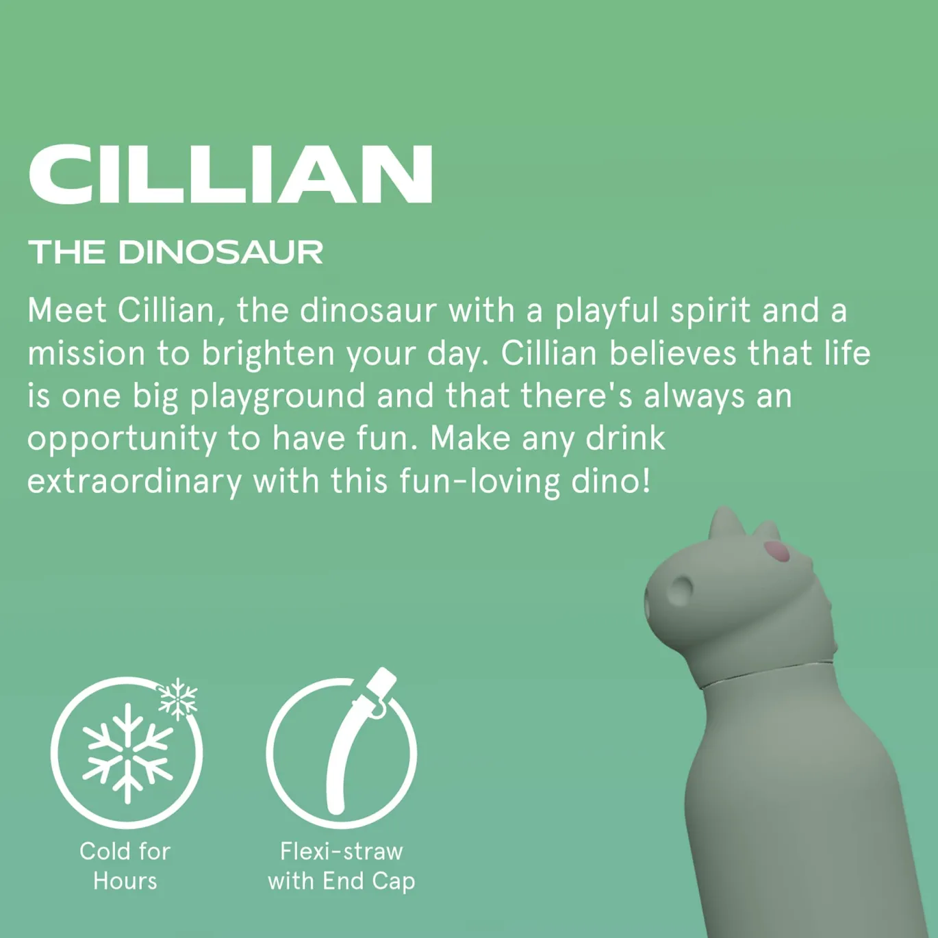 Bestie Trinkflasche Dino