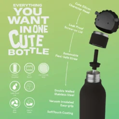 Bestie Trinkflasche schwarzes Schaf