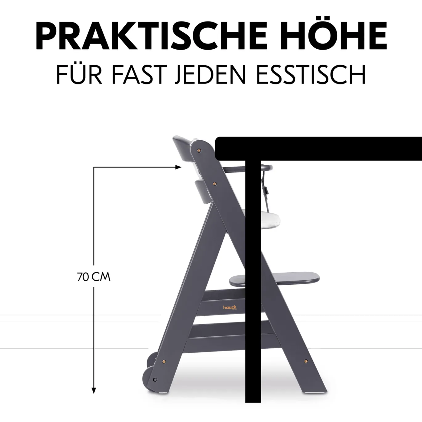 Beta+ Dark Grey mit Sitzauflage