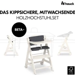 Beta+ White mit Sitzauflage Anthrazit