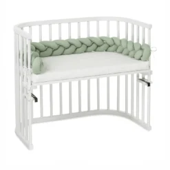 Bettschlange geflochten Jadegreen 180 cm