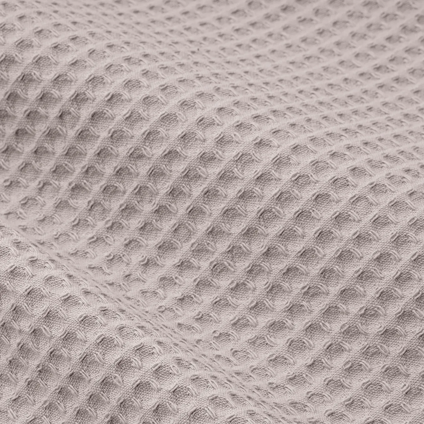 Bettschlange Waffelpiqué Nougat