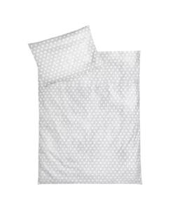 Bettwaesche Sterne Grau 100x135 cm