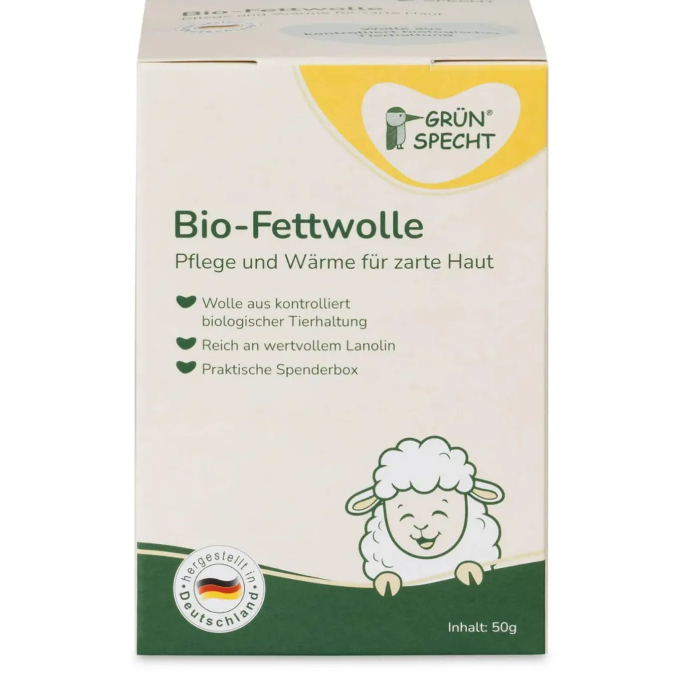 Bio-Fettwolle