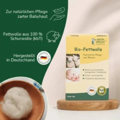 Bio-Fettwolle