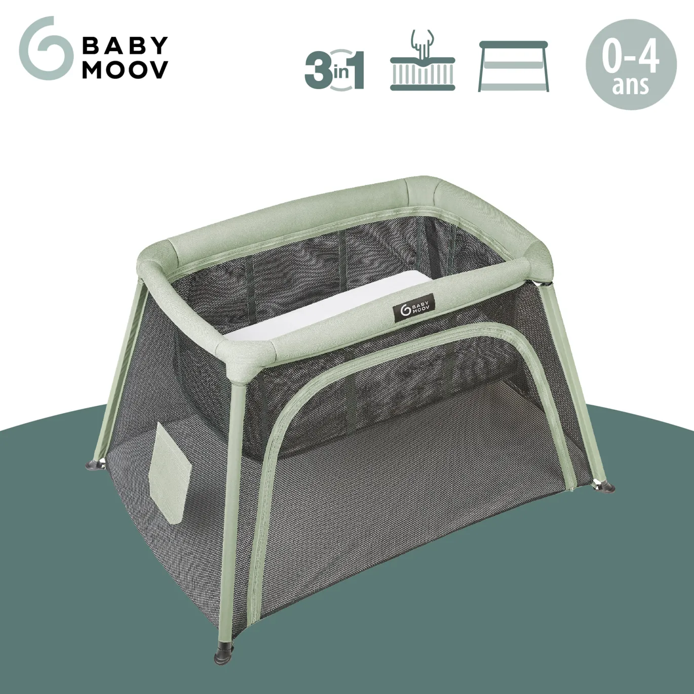 BM 3-in-1 Reisebett Moov & Comfy BabyMoov