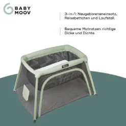 BM 3-in-1 Reisebett Moov & Comfy BabyMoov
