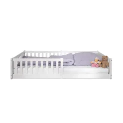 Bodenbett ENNO Weiß 90 x 200