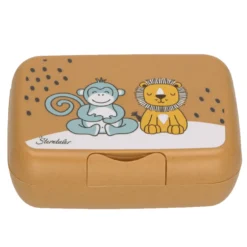 Brotdose Affe Albert und Löwe Lio